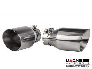 Custom Exhaust Tips - Set of 2 - Stainless Steel -  2.75" ID